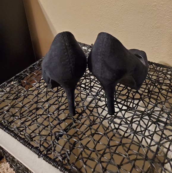 Suede Peep-toe heels - Picture 5 of 8